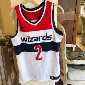 Nike Red, White, and Blue Wizards Jersey